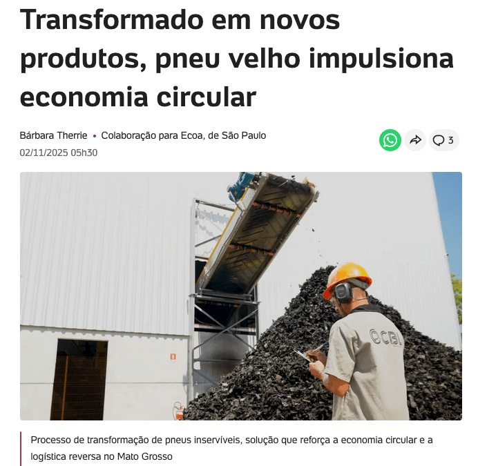 CBL é destaque no UOL por inovação em economia circular