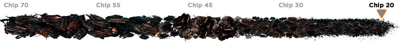 Granularidade dos produtos Chip 20 Granularidade dos produtos Chip 20