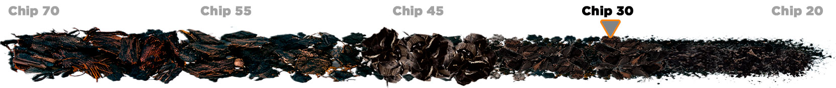 Granularidade dos produtos Chip 30