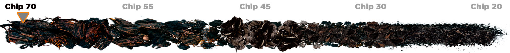 Granularidade dos produtos Chip 70
